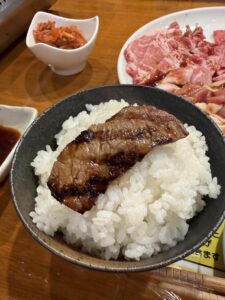 焼肉とご飯